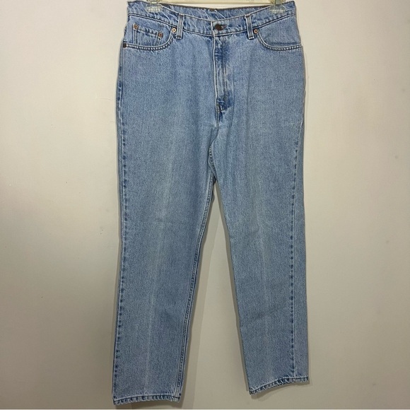 Vintage Levis Y2K Red Tab Straight Leg Mom Jeans Made in 1998 Tapered High Waist - Picture 8 of 17